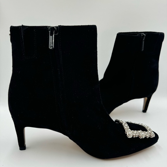 ✨NEW✨ Sam Edelman - ULISSA LUSTER ANKLE BOOTIE - Picture 10 of 11